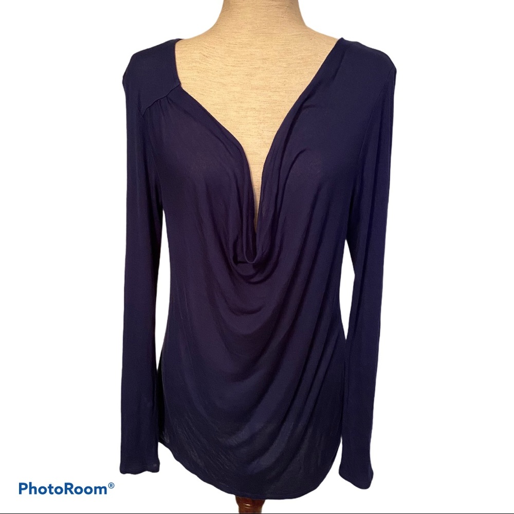 VICTORIA’S SECRET TOP TEE LONG SLEEVE BLUE SIZE L